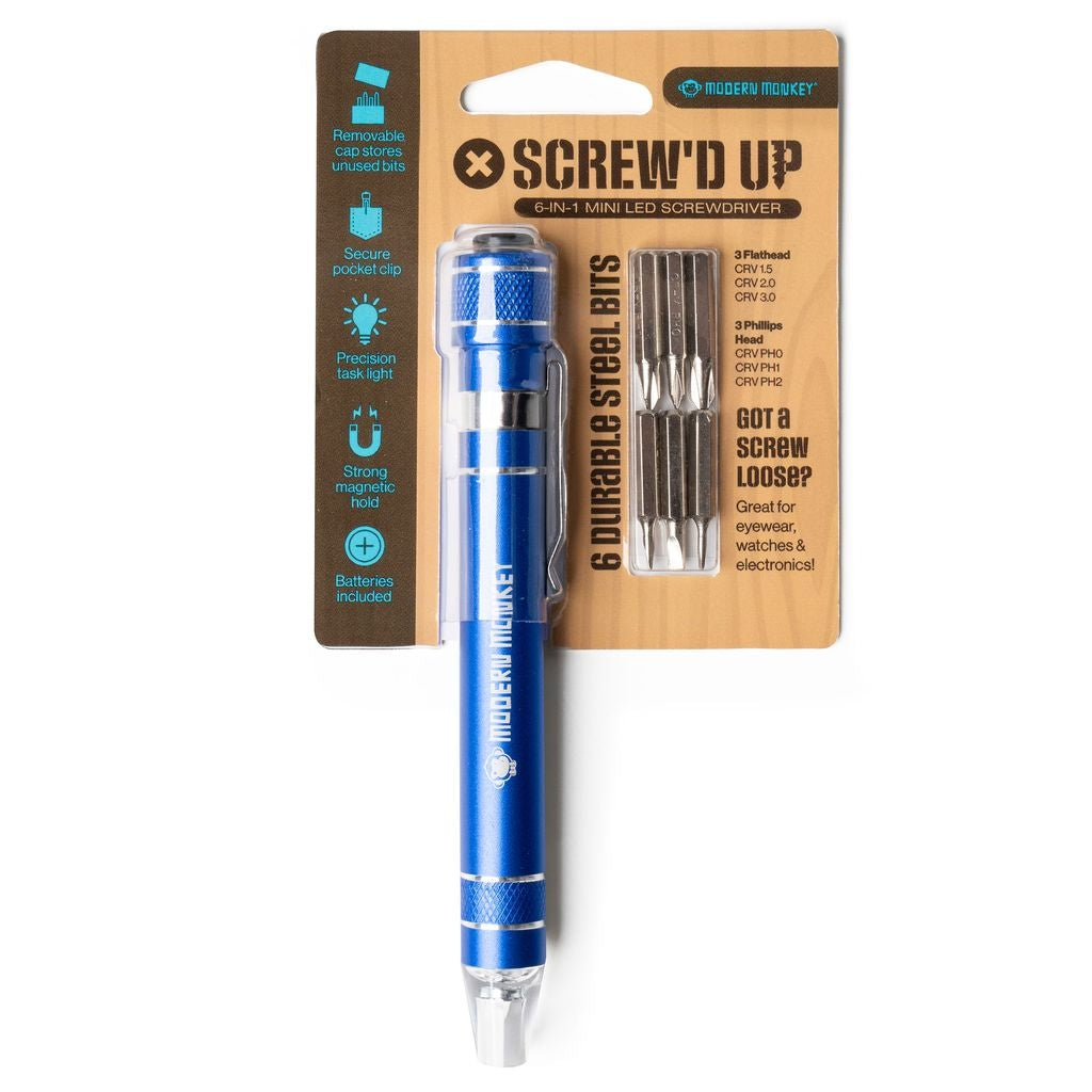 6 In 1 Mini LED Screwdriver