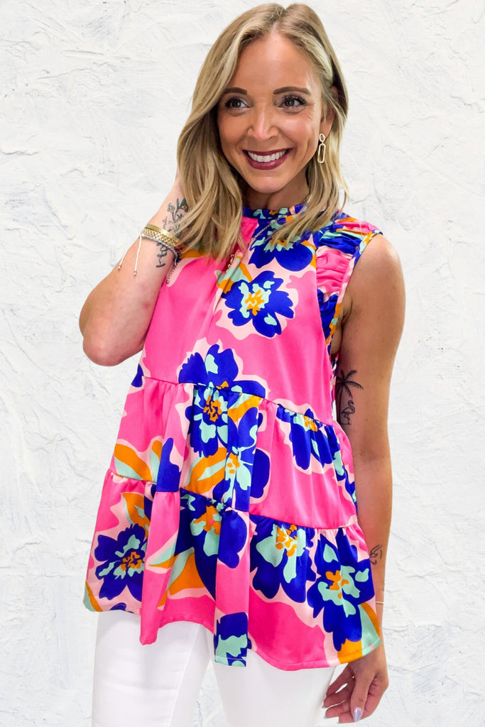 Paradise Party Top - Pink
