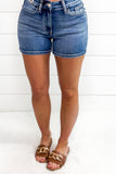 Judy Blue  - Piper Mid Rise Shorts