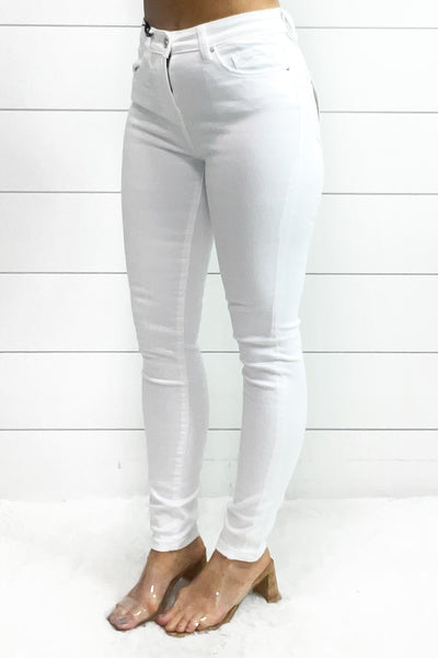 The Alix High Rise Skinny Jeans - White