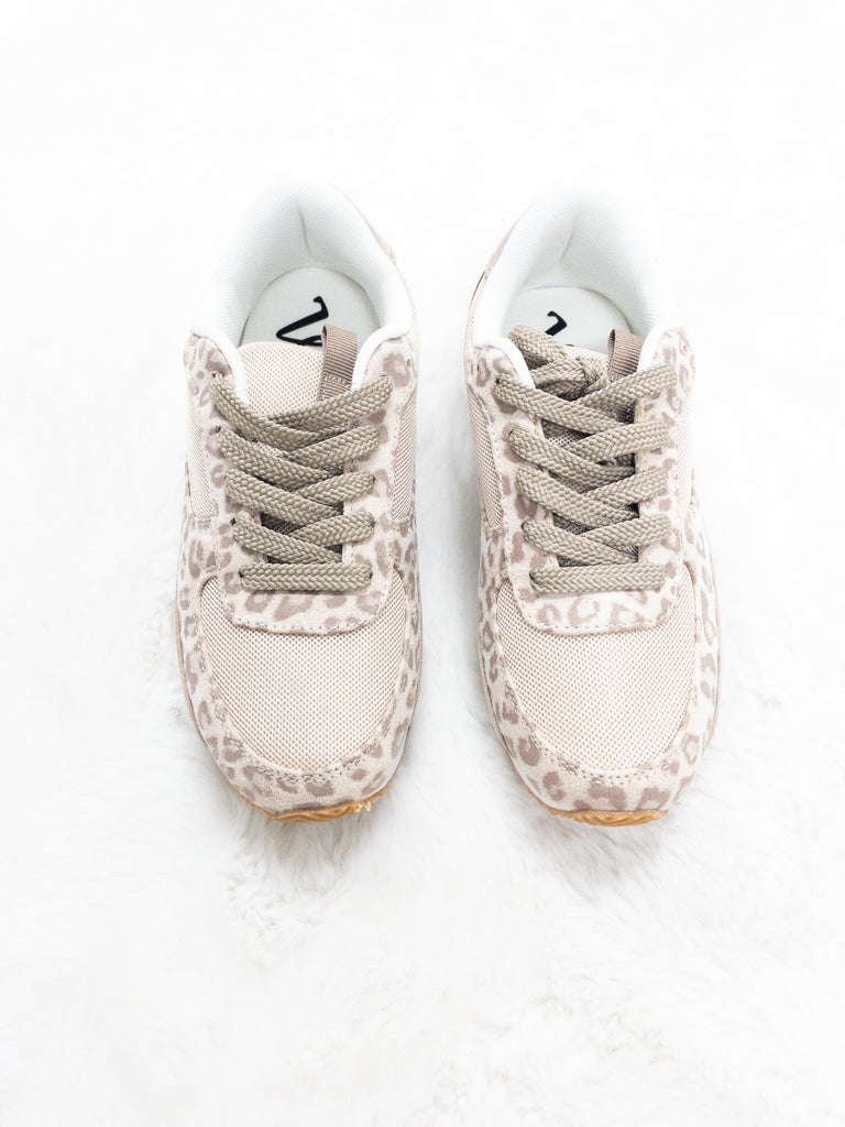Wild For You Sneaker - Mauve Leopard